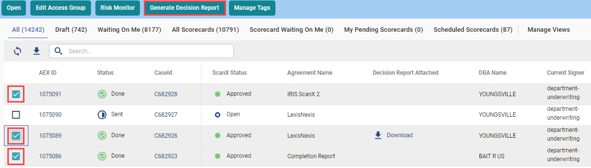 Generate workspace report.png