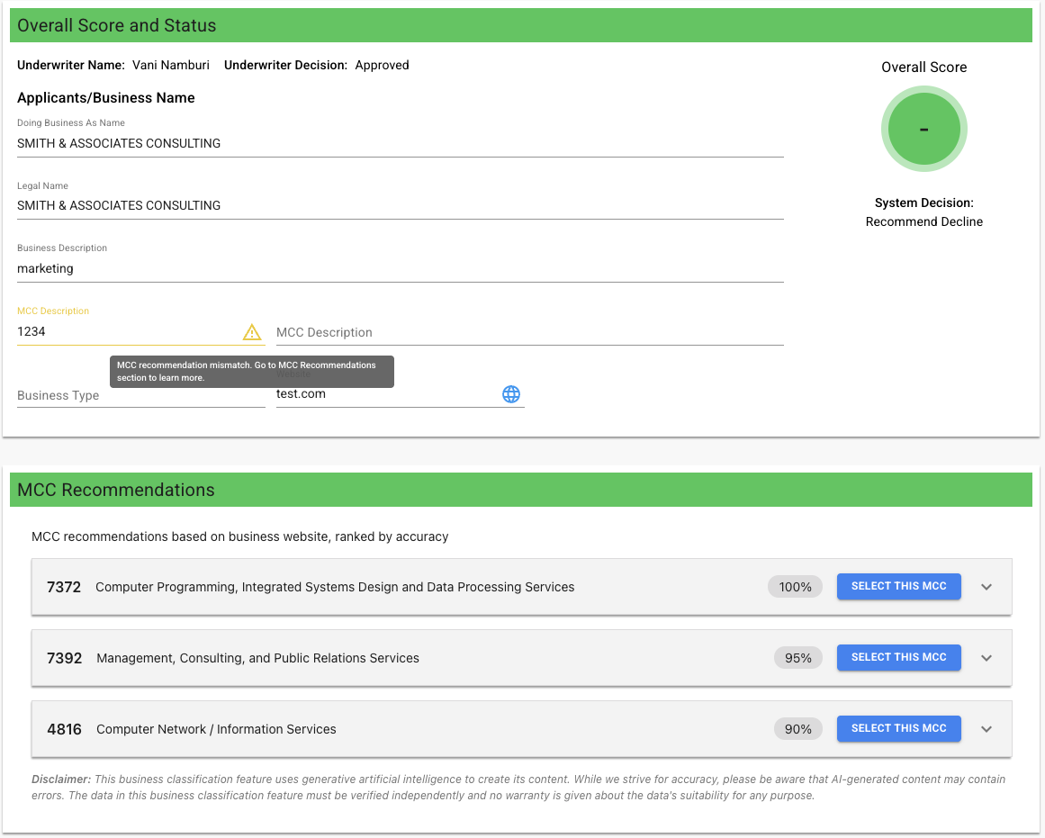KYC SS MCC Detection Mismatch Recommendation.png